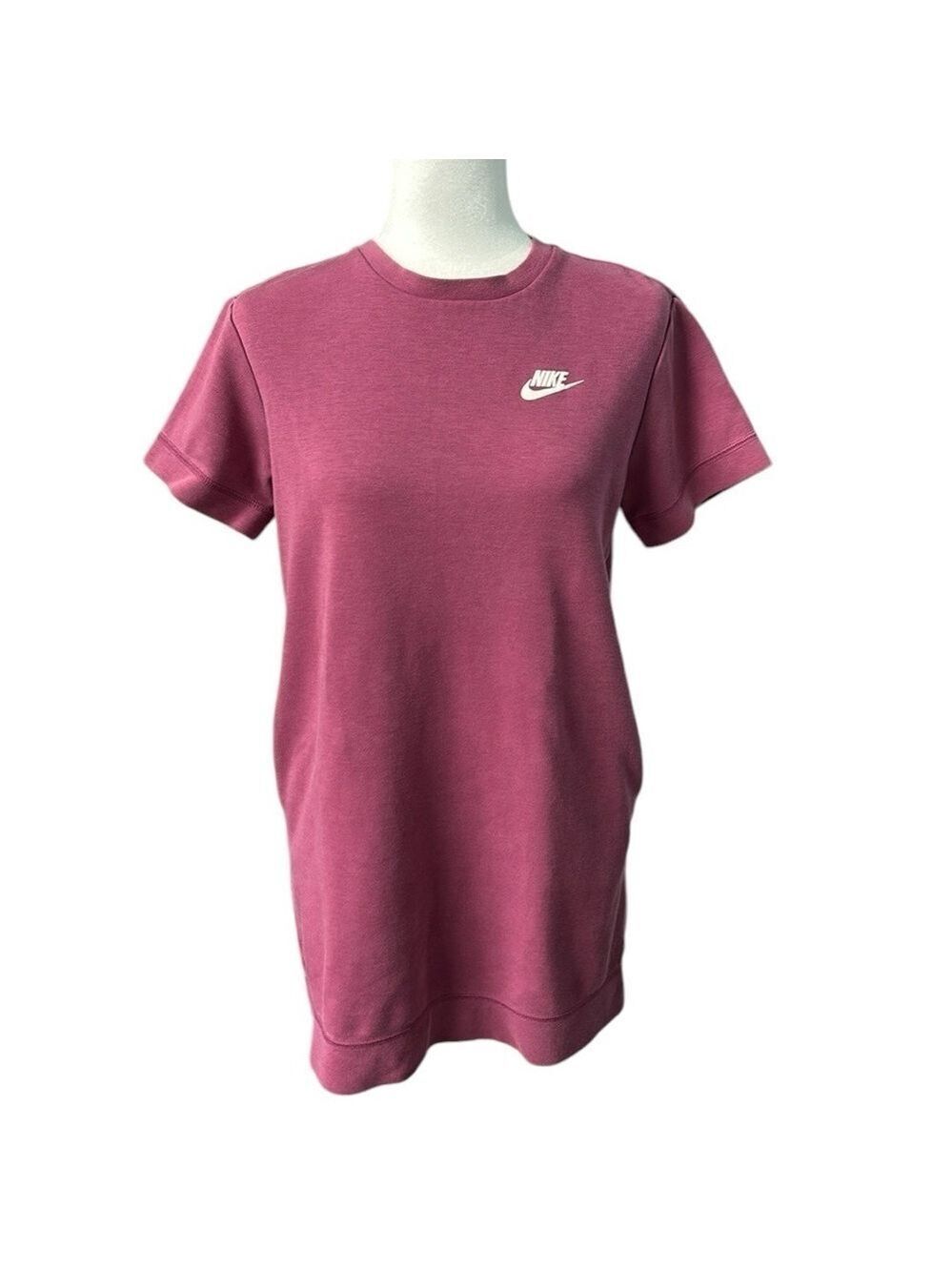 Nike Sportswear Tech Fleece Dress Berry Purple Size Small
